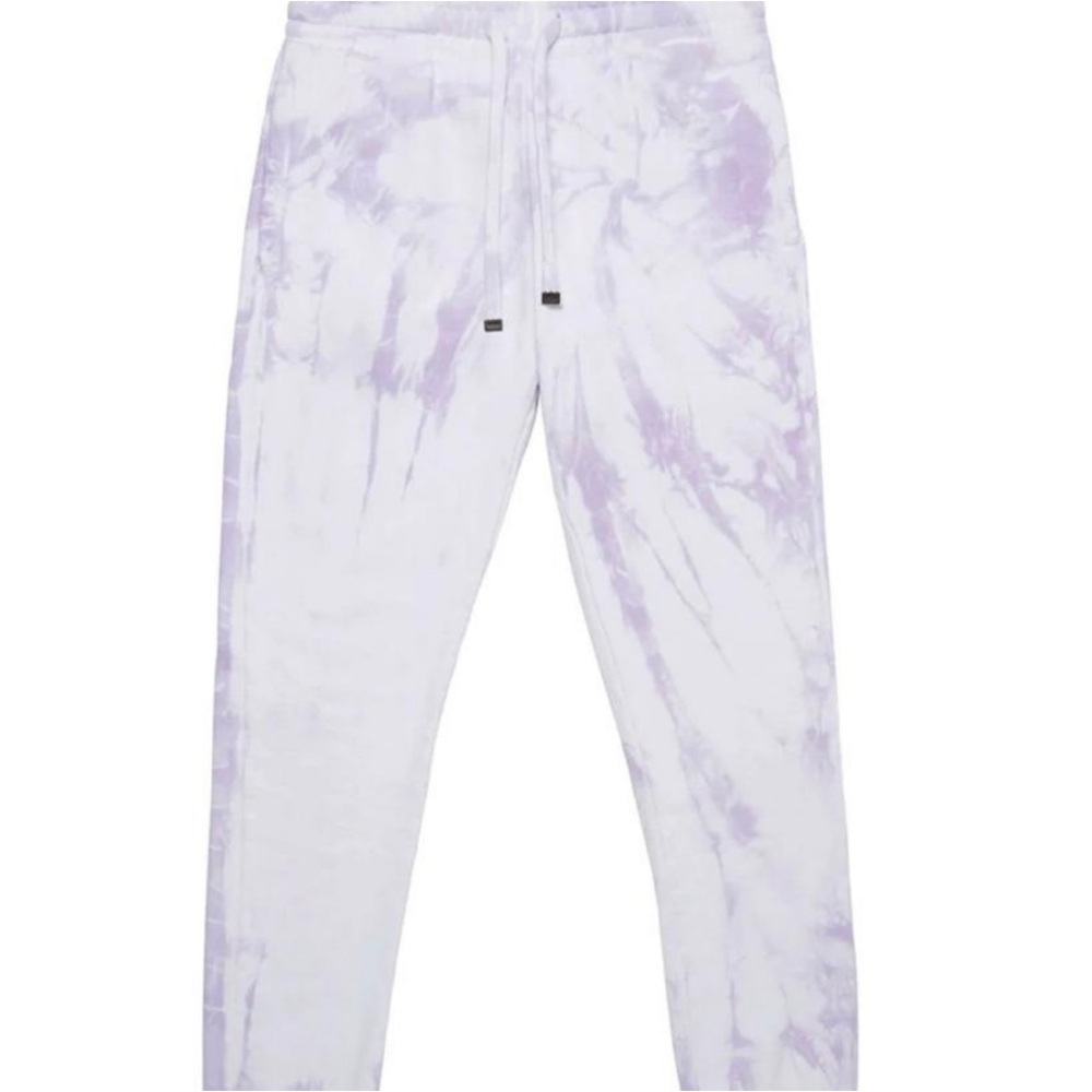 Talentless Spiral Wash Sweatpants Tie Dye Lavender Small - Picture 5 of 7